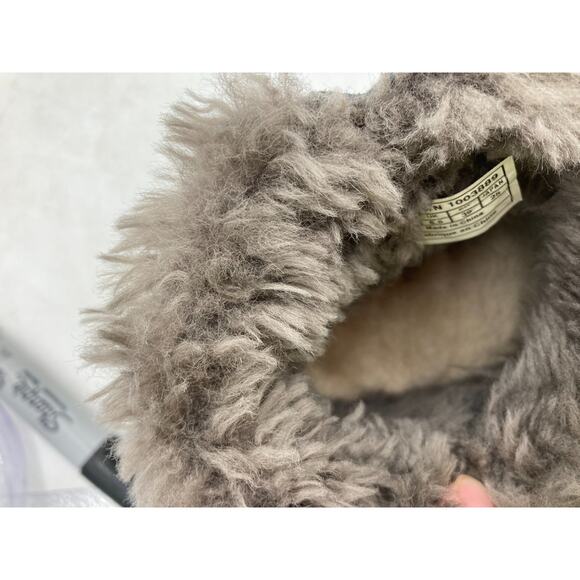 UGG Mini Bailey Button Bling 1003889 Gray Mouton - Women's Boots Size 8 - Picture 7 of 10